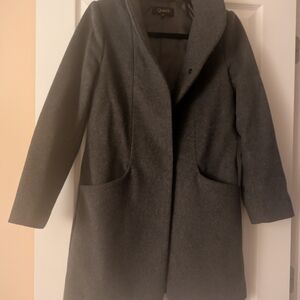 Quince Women's Gray Cacoon Coat